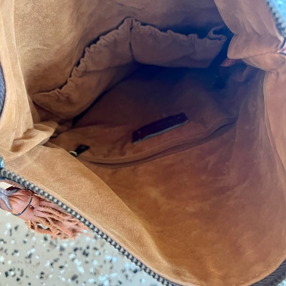 Patricia Nash Brown Leather Convertible Bag - Picture 5 of 6